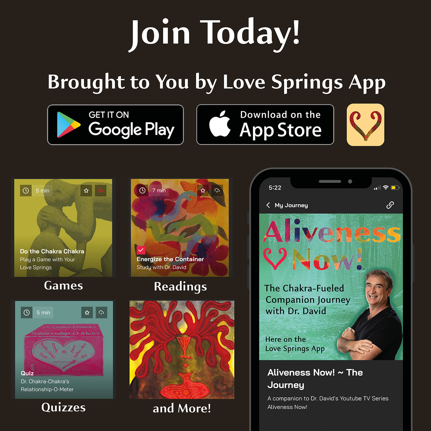 Dr. David Breitbach's Love Springs App